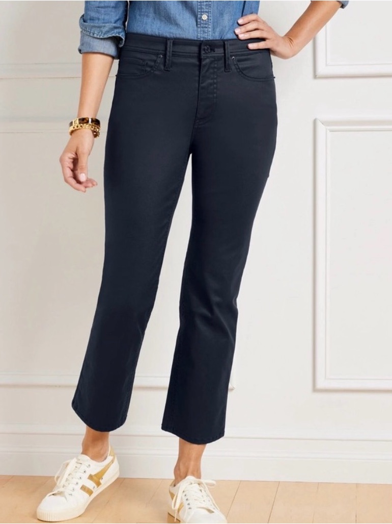 Talbots Demi Boot Crop Jean